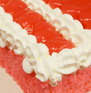 Strawberry Bavarian Cake